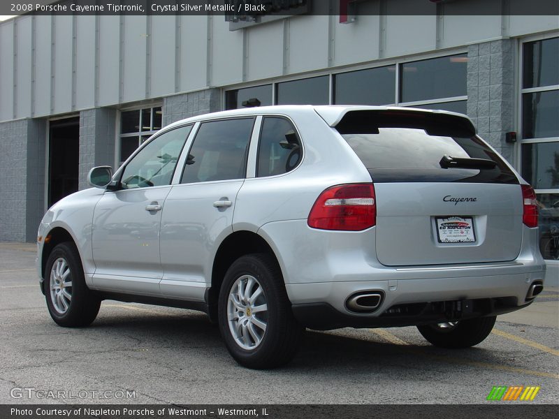 Crystal Silver Metallic / Black 2008 Porsche Cayenne Tiptronic