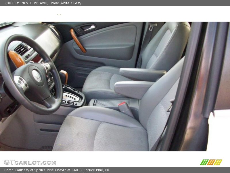 Polar White / Gray 2007 Saturn VUE V6 AWD