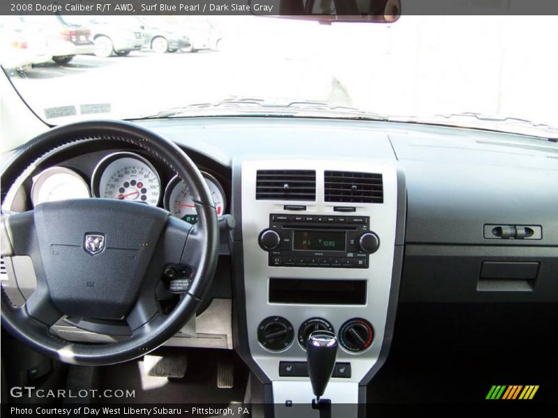 Surf Blue Pearl / Dark Slate Gray 2008 Dodge Caliber R/T AWD