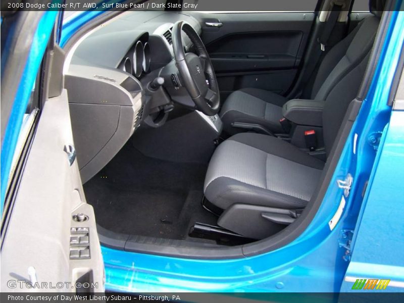 Surf Blue Pearl / Dark Slate Gray 2008 Dodge Caliber R/T AWD