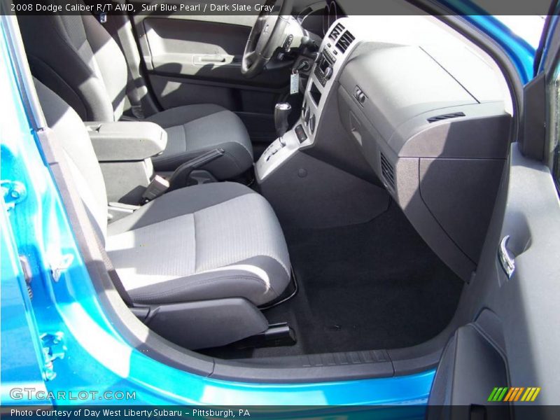 Surf Blue Pearl / Dark Slate Gray 2008 Dodge Caliber R/T AWD