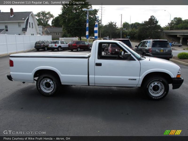Summit White / Graphite 2000 Chevrolet S10 Regular Cab
