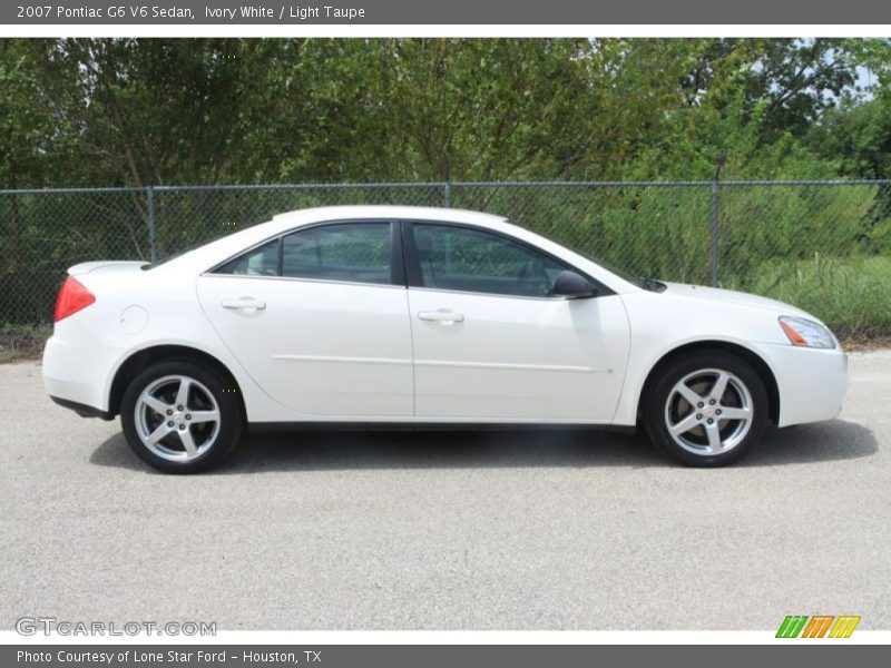 Ivory White / Light Taupe 2007 Pontiac G6 V6 Sedan