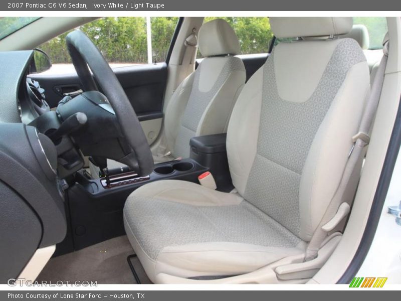 Ivory White / Light Taupe 2007 Pontiac G6 V6 Sedan
