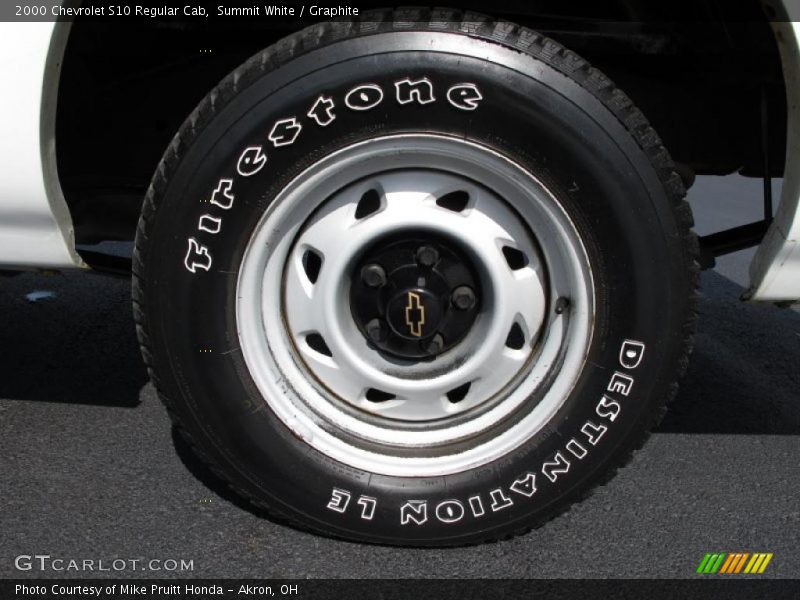 Summit White / Graphite 2000 Chevrolet S10 Regular Cab