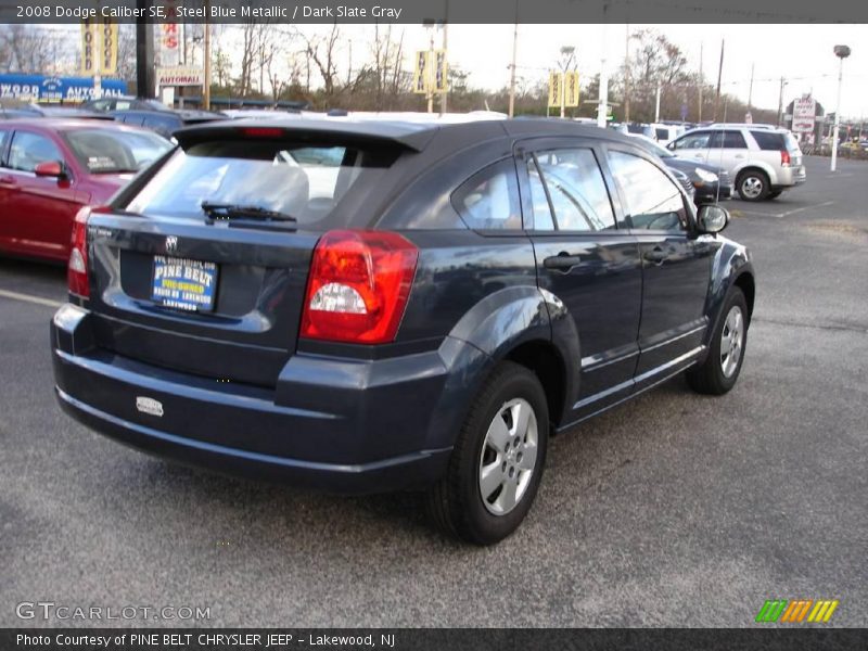 Steel Blue Metallic / Dark Slate Gray 2008 Dodge Caliber SE