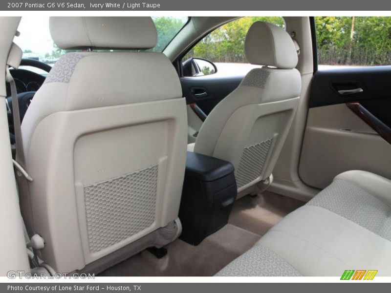 Ivory White / Light Taupe 2007 Pontiac G6 V6 Sedan