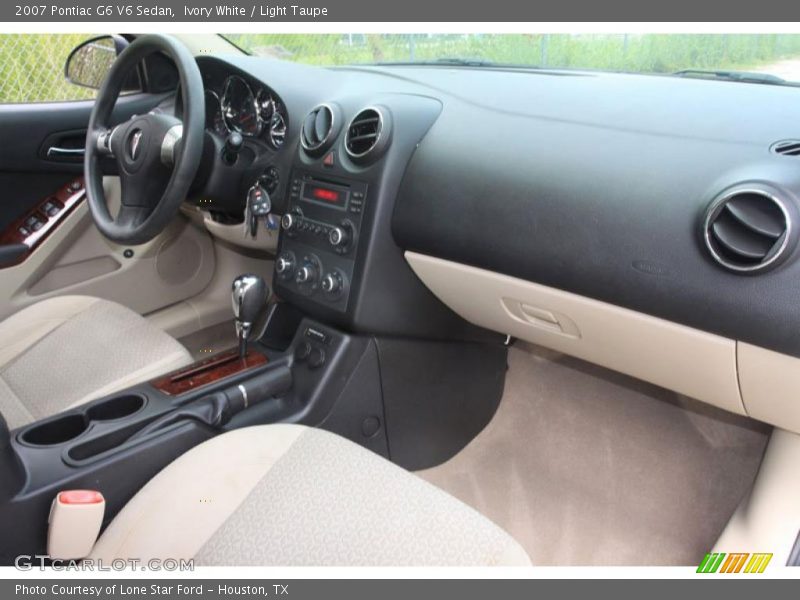 Ivory White / Light Taupe 2007 Pontiac G6 V6 Sedan