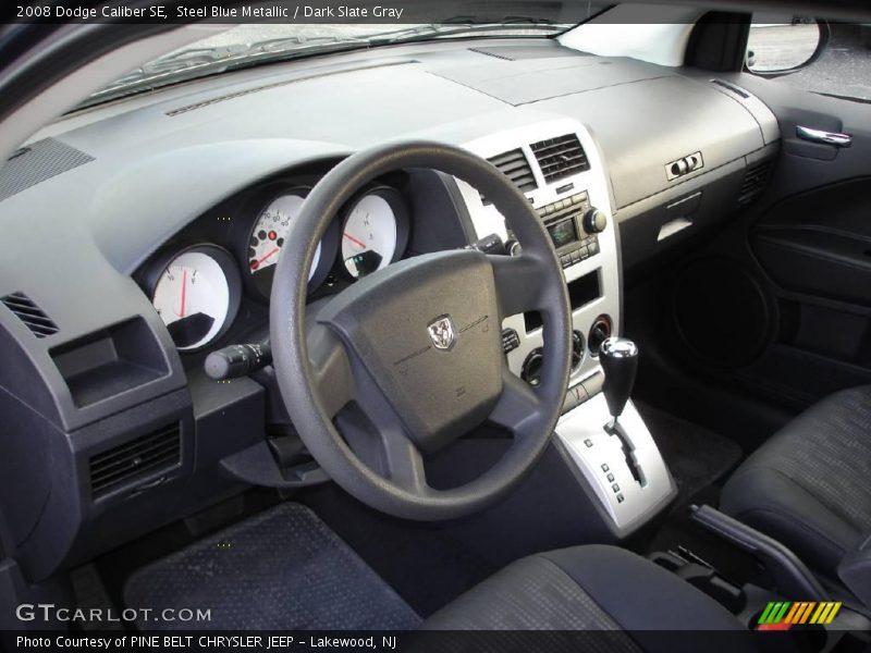 Steel Blue Metallic / Dark Slate Gray 2008 Dodge Caliber SE