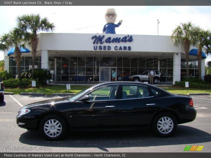 Black Onyx / Gray 2007 Buick LaCrosse CX