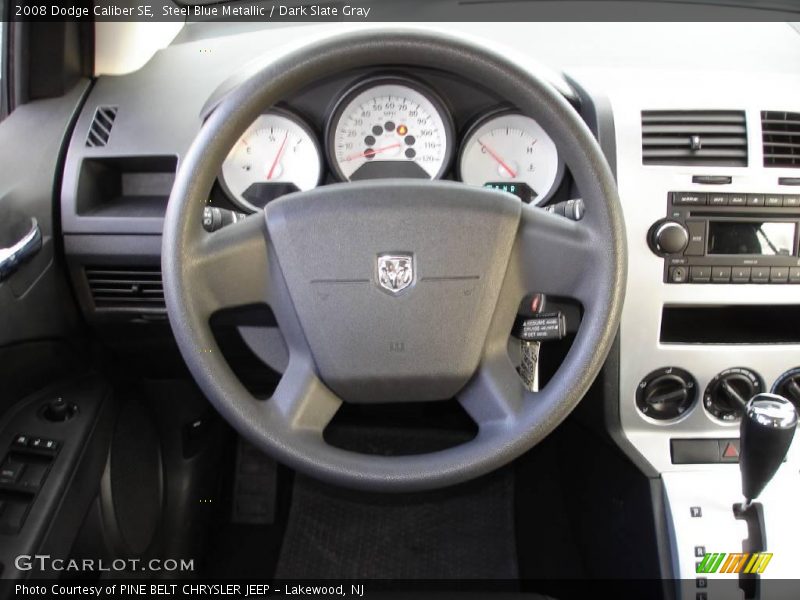 Steel Blue Metallic / Dark Slate Gray 2008 Dodge Caliber SE