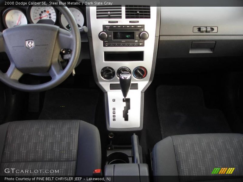 Steel Blue Metallic / Dark Slate Gray 2008 Dodge Caliber SE