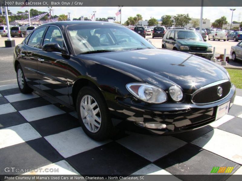 Black Onyx / Gray 2007 Buick LaCrosse CX