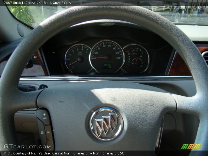 Black Onyx / Gray 2007 Buick LaCrosse CX
