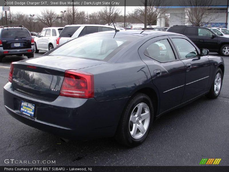 Steel Blue Metallic / Dark/Light Slate Gray 2008 Dodge Charger SXT