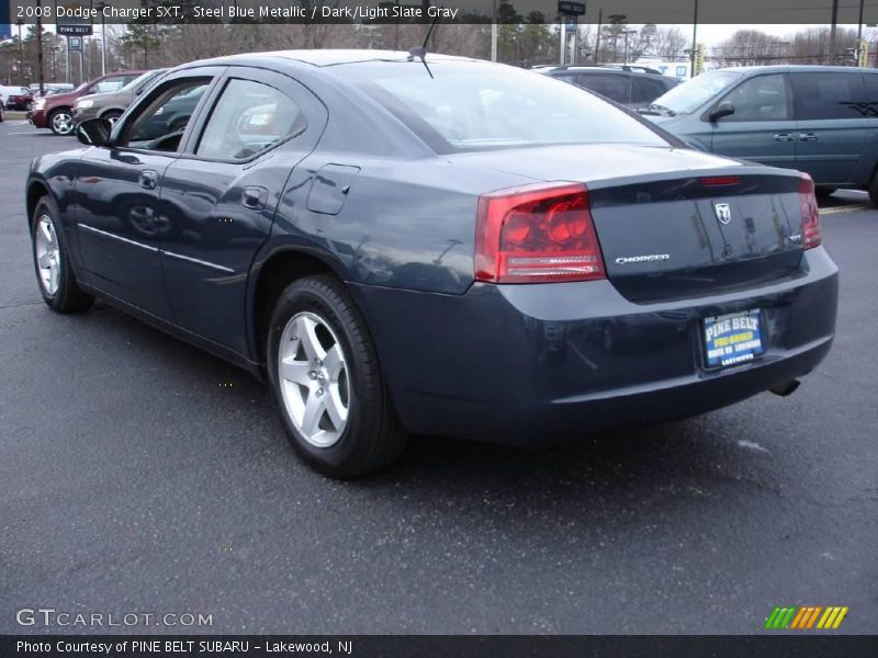 Steel Blue Metallic / Dark/Light Slate Gray 2008 Dodge Charger SXT