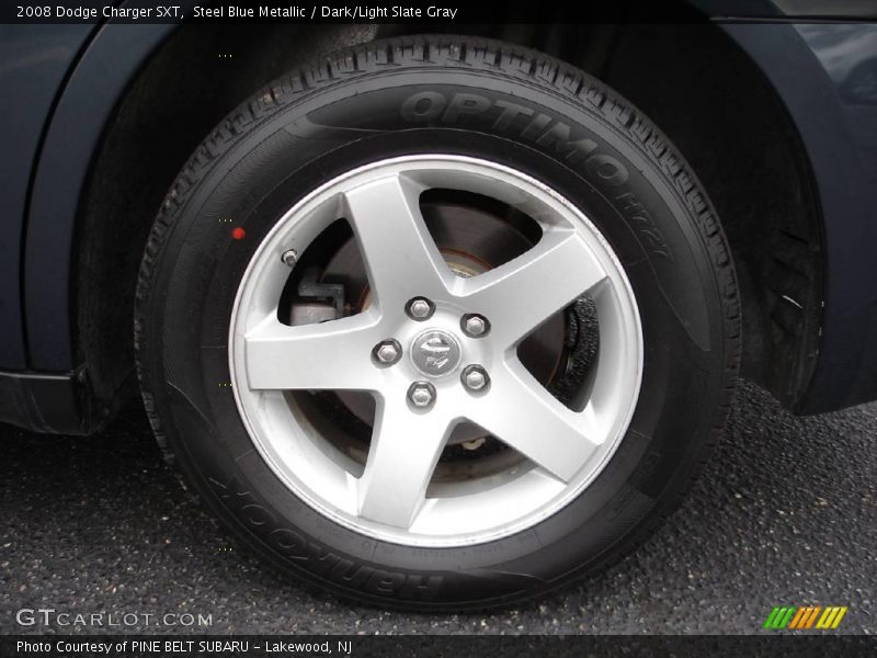 Steel Blue Metallic / Dark/Light Slate Gray 2008 Dodge Charger SXT