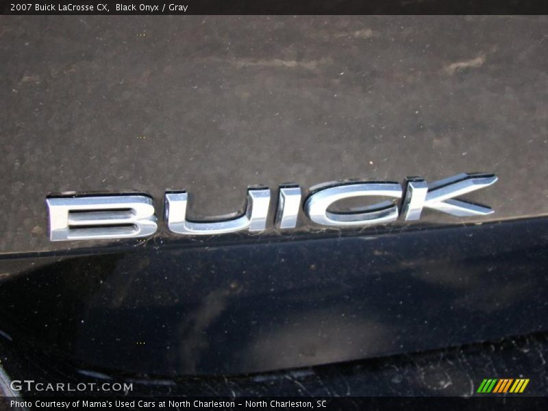 Black Onyx / Gray 2007 Buick LaCrosse CX