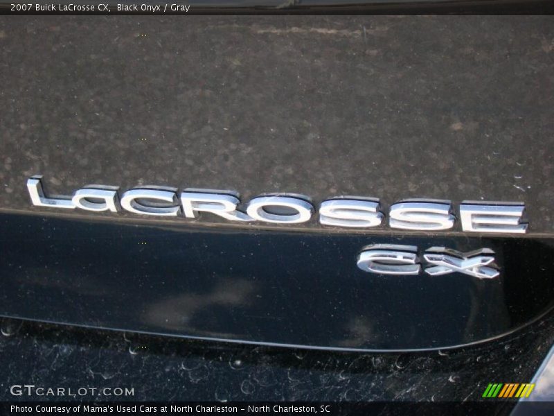 Black Onyx / Gray 2007 Buick LaCrosse CX