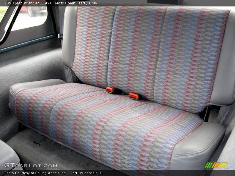 Moss Green Pearl / Gray 1998 Jeep Wrangler SE 4x4