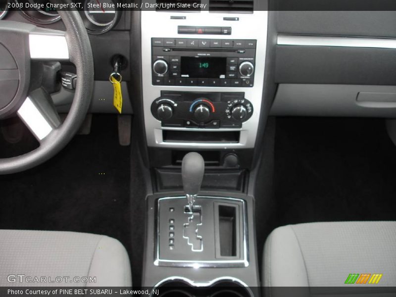 Steel Blue Metallic / Dark/Light Slate Gray 2008 Dodge Charger SXT