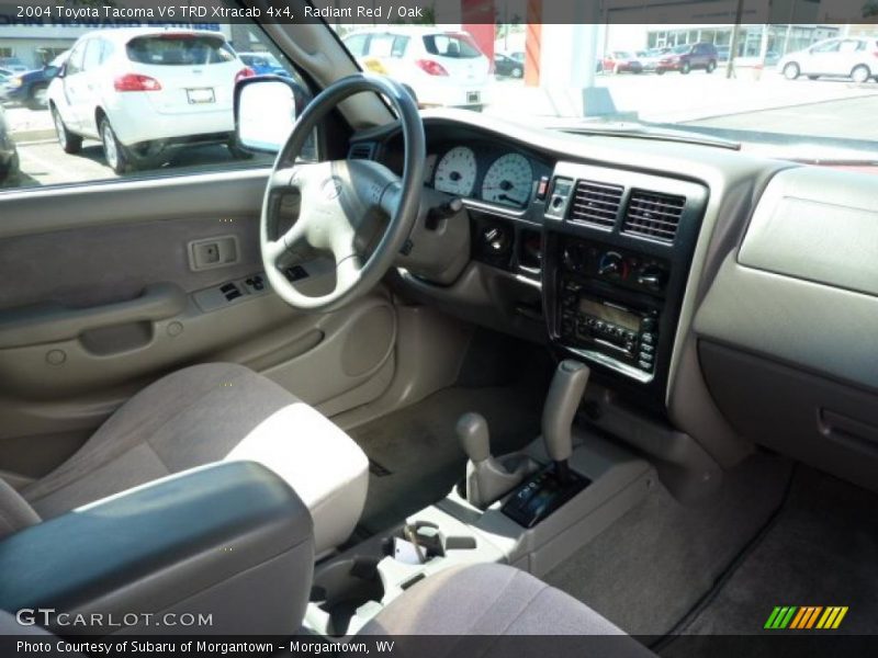 Radiant Red / Oak 2004 Toyota Tacoma V6 TRD Xtracab 4x4