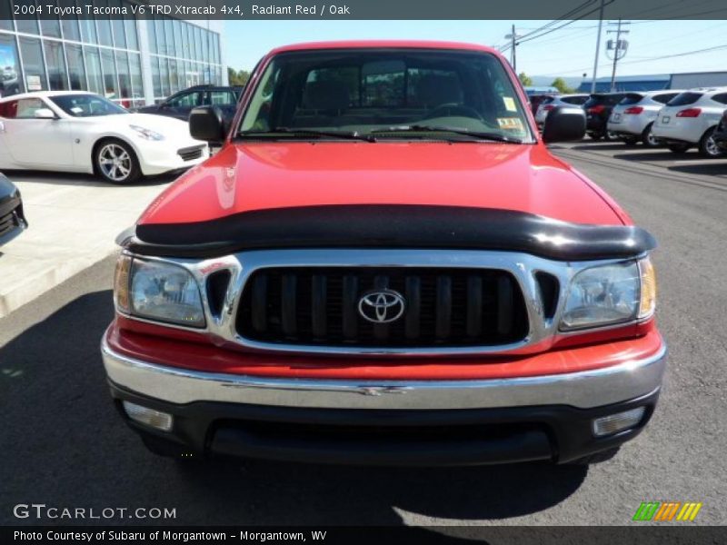 Radiant Red / Oak 2004 Toyota Tacoma V6 TRD Xtracab 4x4