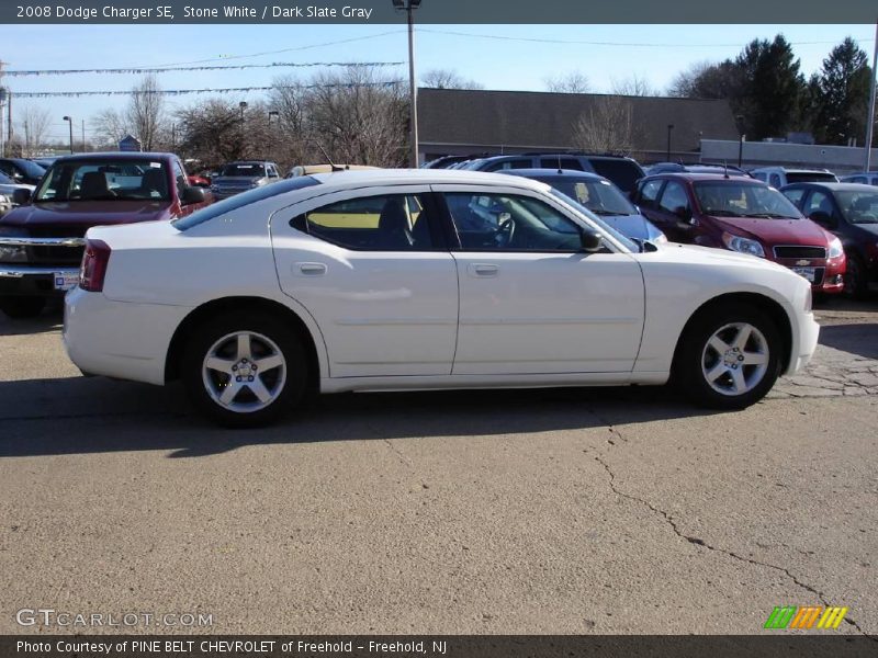 Stone White / Dark Slate Gray 2008 Dodge Charger SE