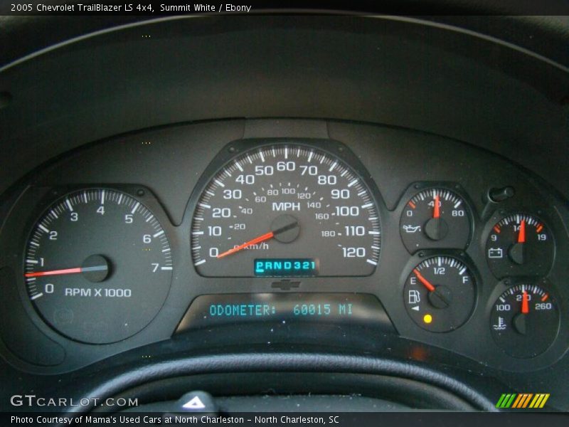 Summit White / Ebony 2005 Chevrolet TrailBlazer LS 4x4