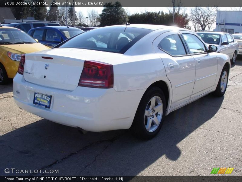 Stone White / Dark Slate Gray 2008 Dodge Charger SE