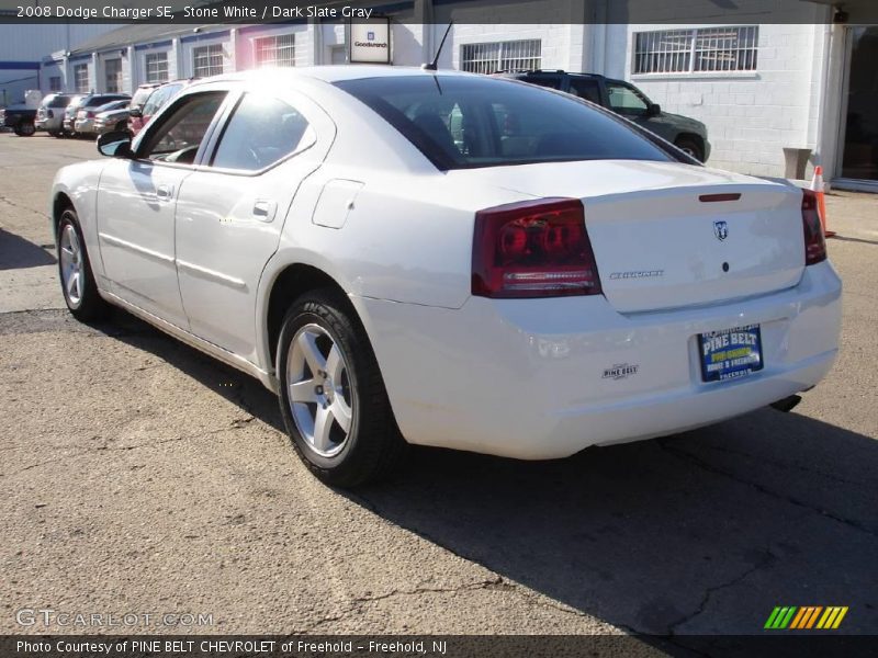 Stone White / Dark Slate Gray 2008 Dodge Charger SE