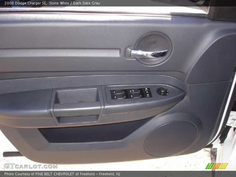 Stone White / Dark Slate Gray 2008 Dodge Charger SE