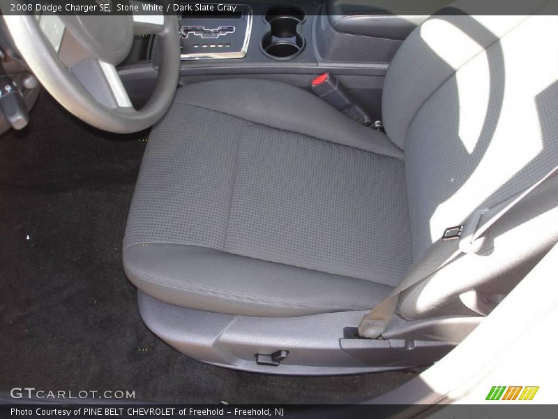 Stone White / Dark Slate Gray 2008 Dodge Charger SE
