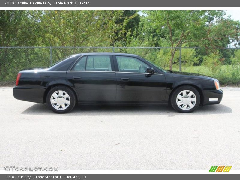Sable Black / Pewter 2000 Cadillac DeVille DTS