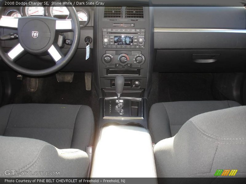 Stone White / Dark Slate Gray 2008 Dodge Charger SE