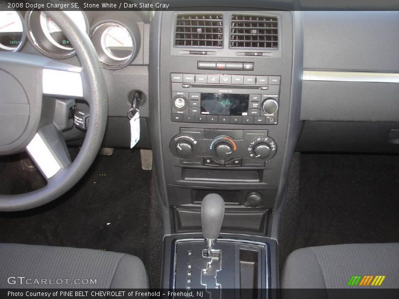 Stone White / Dark Slate Gray 2008 Dodge Charger SE