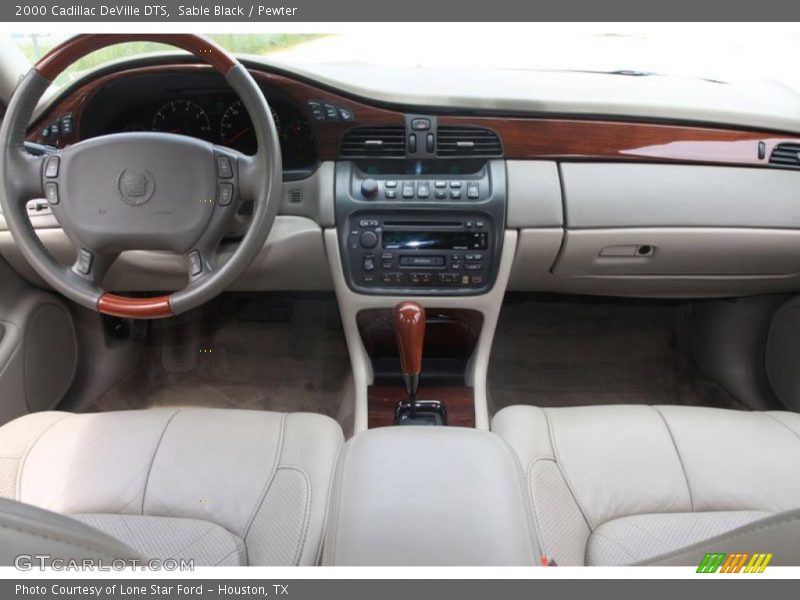 Sable Black / Pewter 2000 Cadillac DeVille DTS
