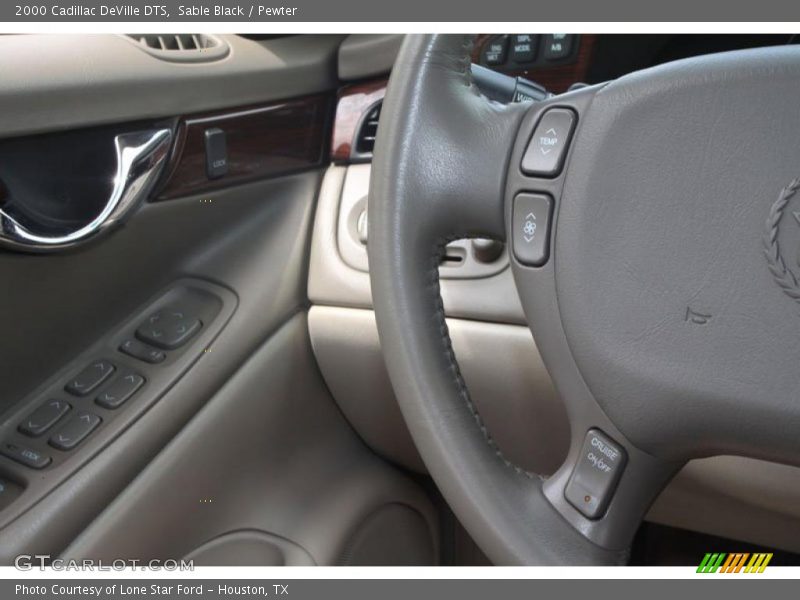 Sable Black / Pewter 2000 Cadillac DeVille DTS