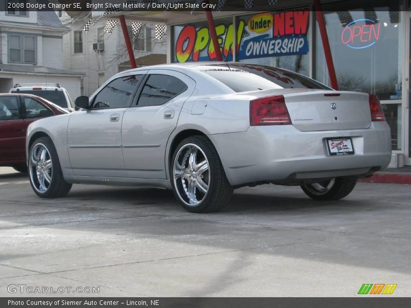 Bright Silver Metallic / Dark/Light Slate Gray 2008 Dodge Charger SE