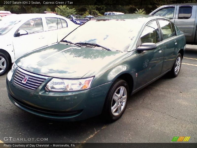 Cypress Green / Tan 2007 Saturn ION 2 Sedan