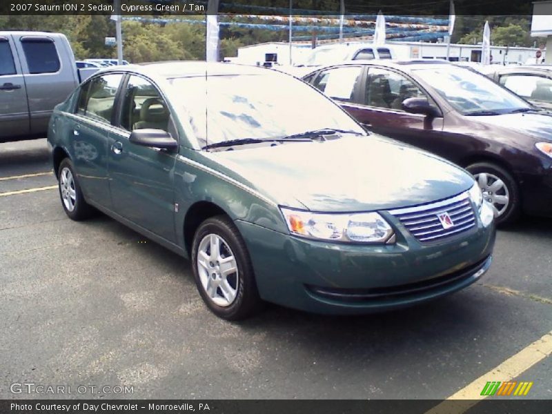 Cypress Green / Tan 2007 Saturn ION 2 Sedan