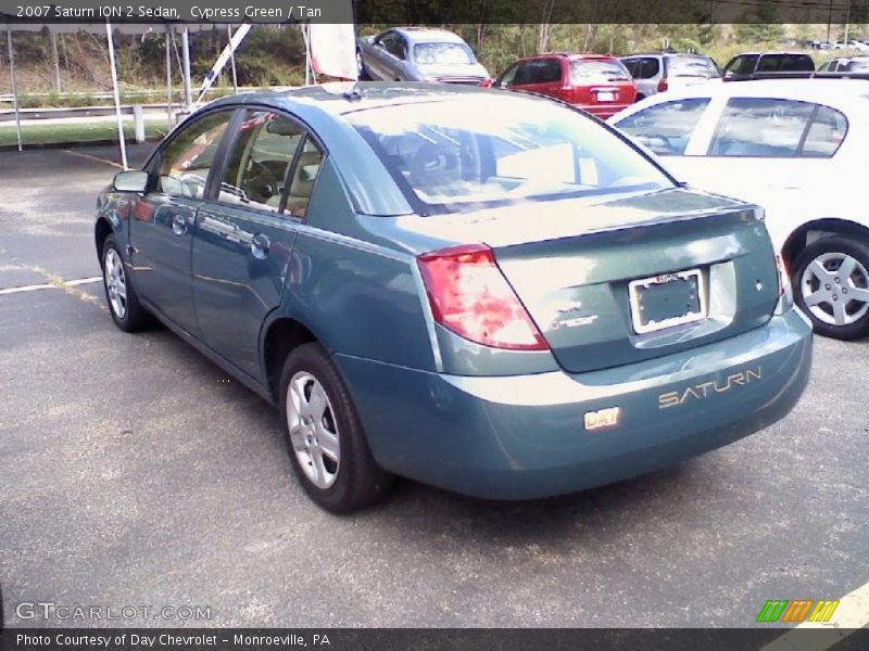 Cypress Green / Tan 2007 Saturn ION 2 Sedan