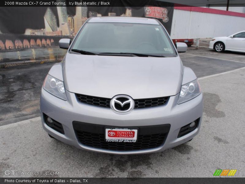 Icy Blue Metallic / Black 2008 Mazda CX-7 Grand Touring