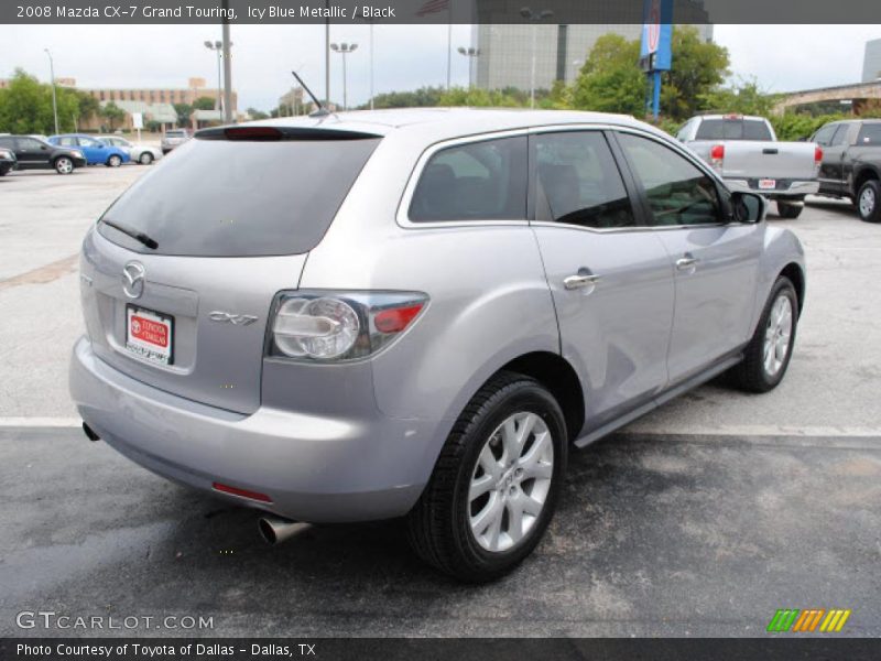 Icy Blue Metallic / Black 2008 Mazda CX-7 Grand Touring