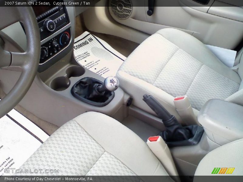 Cypress Green / Tan 2007 Saturn ION 2 Sedan