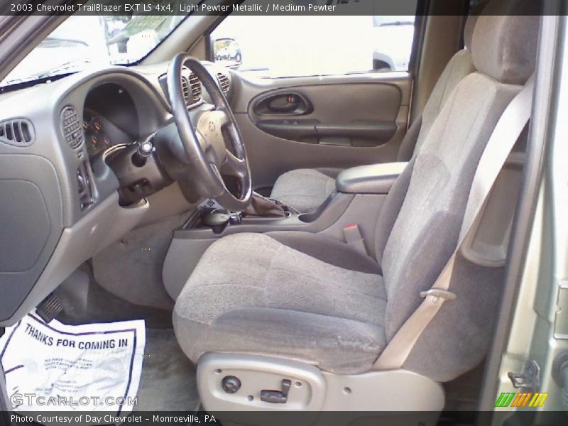 Light Pewter Metallic / Medium Pewter 2003 Chevrolet TrailBlazer EXT LS 4x4