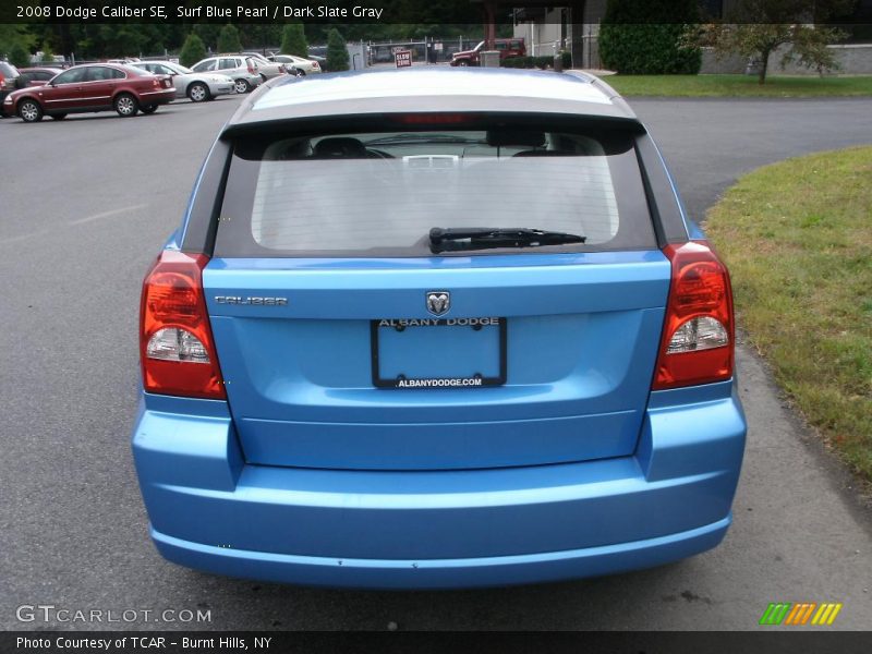 Surf Blue Pearl / Dark Slate Gray 2008 Dodge Caliber SE
