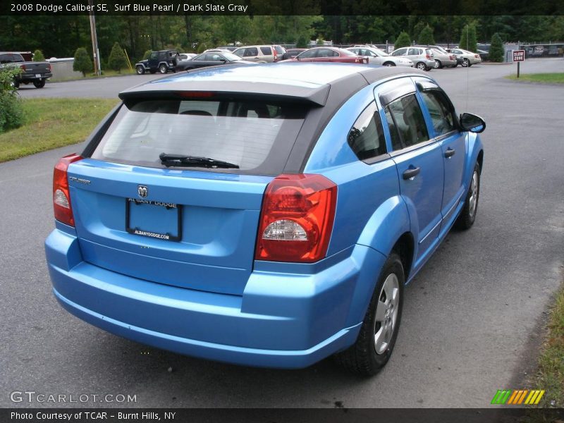 Surf Blue Pearl / Dark Slate Gray 2008 Dodge Caliber SE