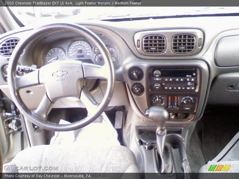Light Pewter Metallic / Medium Pewter 2003 Chevrolet TrailBlazer EXT LS 4x4