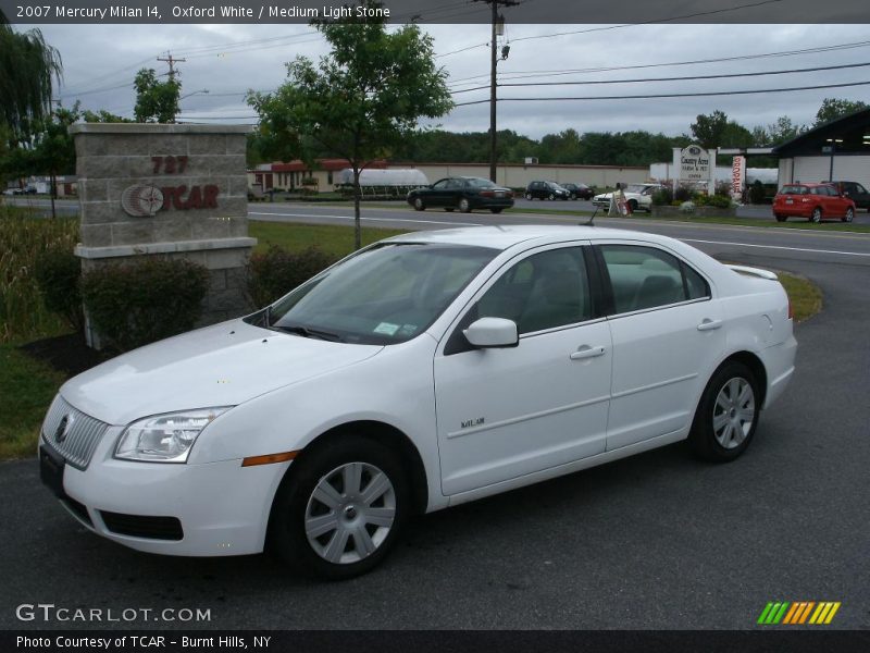 Oxford White / Medium Light Stone 2007 Mercury Milan I4